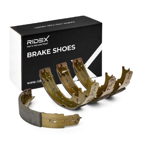 RIDEX Bremsbacken Satz für Trommelbremse Hinten für JEEP CHEROKEE (KJ) 70B0129 Bild RIDEX Bremsbacken Satz für Trommelbremse Hinten für JEEP CHEROKEE (KJ) 70B0129