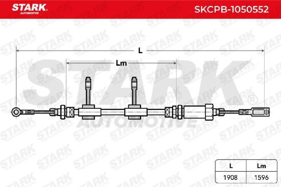STARK Handbremsseil Vorne links rechts für FIAT Ducato Kastenwagen (250, 290) Bild STARK Handbremsseil Vorne links rechts für FIAT Ducato Kastenwagen (250, 290)