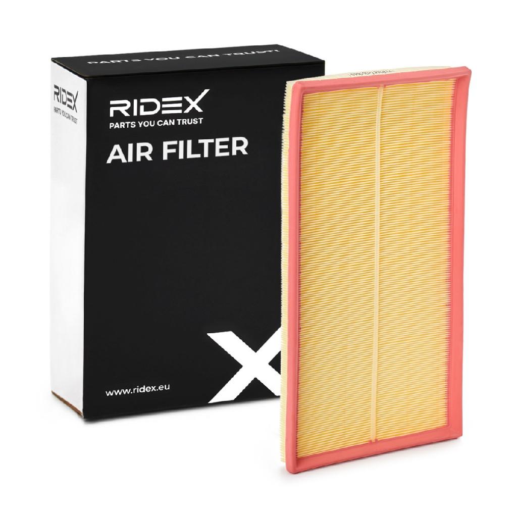 RIDEX 8A0647 Motor Luftfilter Filtereinsatz für AUDI A3 Sportback (8VA, 8VF)