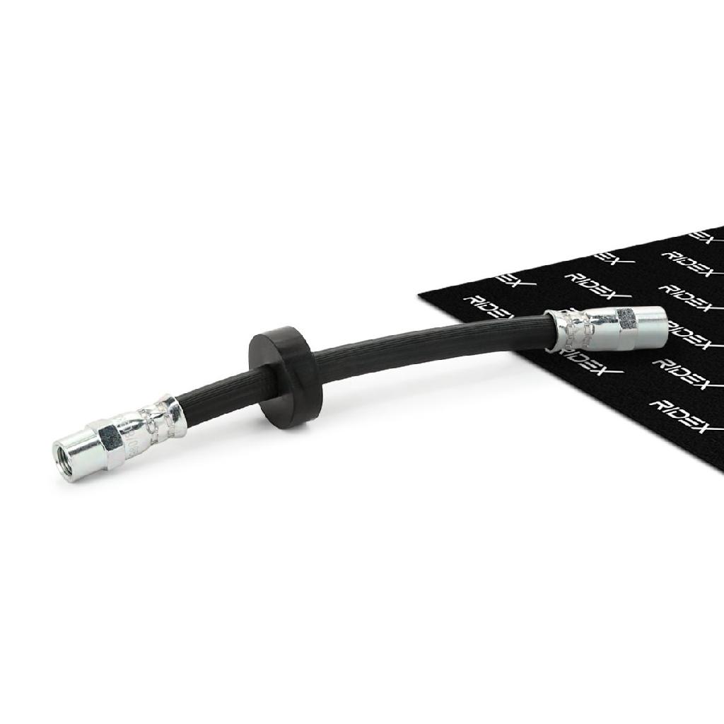 RIDEX Bremsschlauch 83B0178 HINTEN beidseitig BREMSSCHLÄUCHE für VW Golf 1I