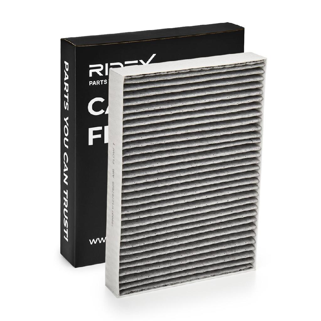 RIDEX 424I0408 Innenraumfilter Pollenfilter Aktivkohlefilter Höhe: 35 Breite: