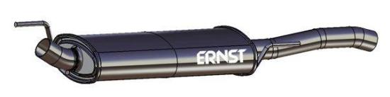 VEGAZ Endschalldämpfer Hinten für VW Golf 1II (1H1) Bild VEGAZ Endschalldämpfer Hinten für VW Golf 1II (1H1)
