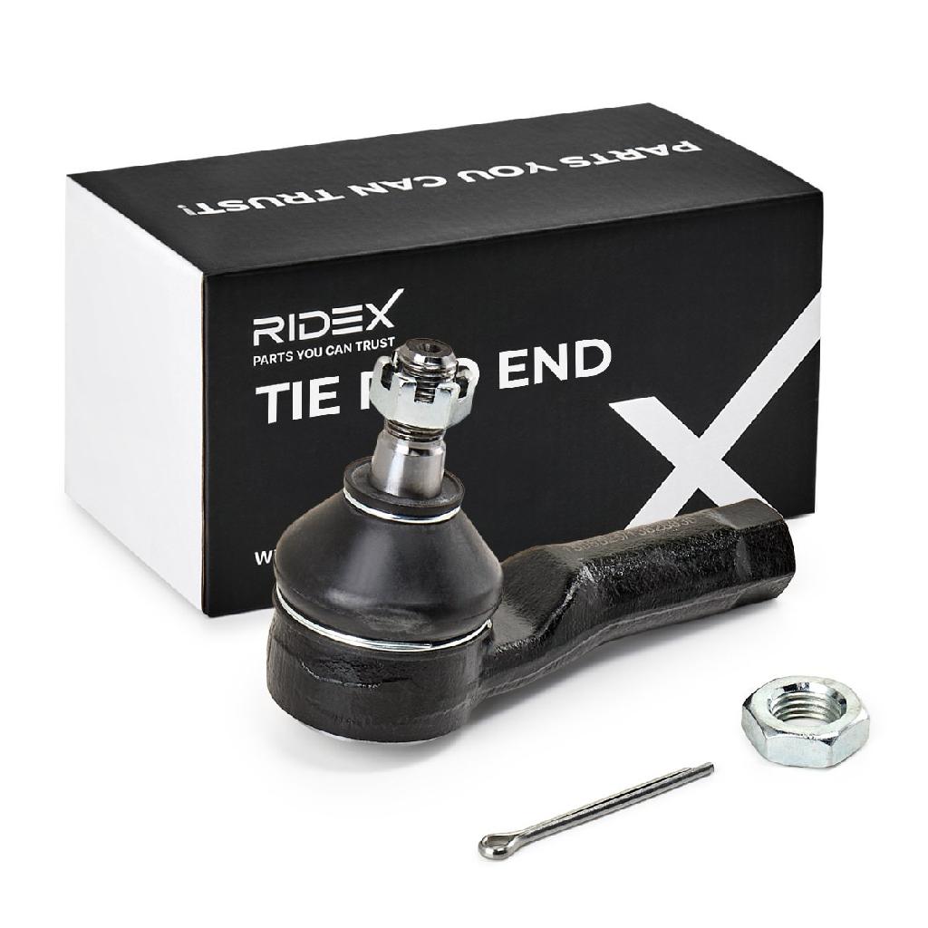 RIDEX Spurstangenkopf Vorderachse beidseitig außen Traggelenk M12X1.25 914T0026
