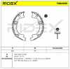 RIDEX Bremsbacken Satz für Trommelbremse Hinten ohne Hebel für HYUNDAI Tucson Bild RIDEX Bremsbacken Satz für Trommelbremse Hinten ohne Hebel für HYUNDAI Tucson