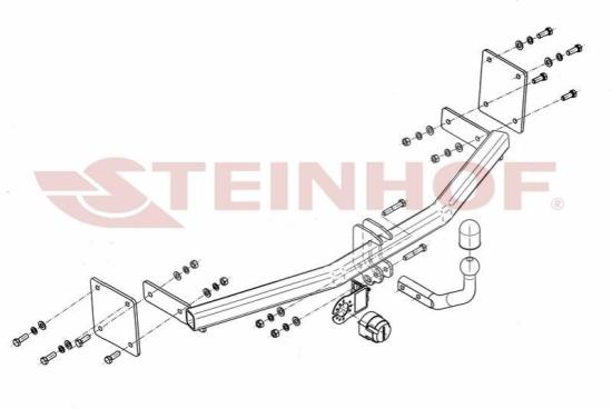STEINHOF Anhängerkupplung für KIA RIO III (UB) Bild STEINHOF Anhängerkupplung für KIA RIO III (UB)