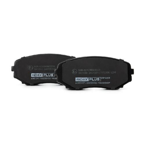 RIDEX PLUS Bremsbelagsatz Bremsbeläge Vorne für MITSUBISHI OUTLANDER III Bild RIDEX PLUS Bremsbelagsatz Bremsbeläge Vorne für MITSUBISHI OUTLANDER III