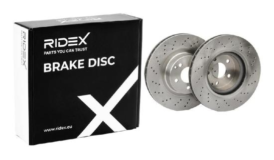 RIDEX Bremsenset Vorne Ø330mm - Bremsscheiben und Beläge Bild RIDEX Bremsenset Vorne Ø330mm - Bremsscheiben und Beläge
