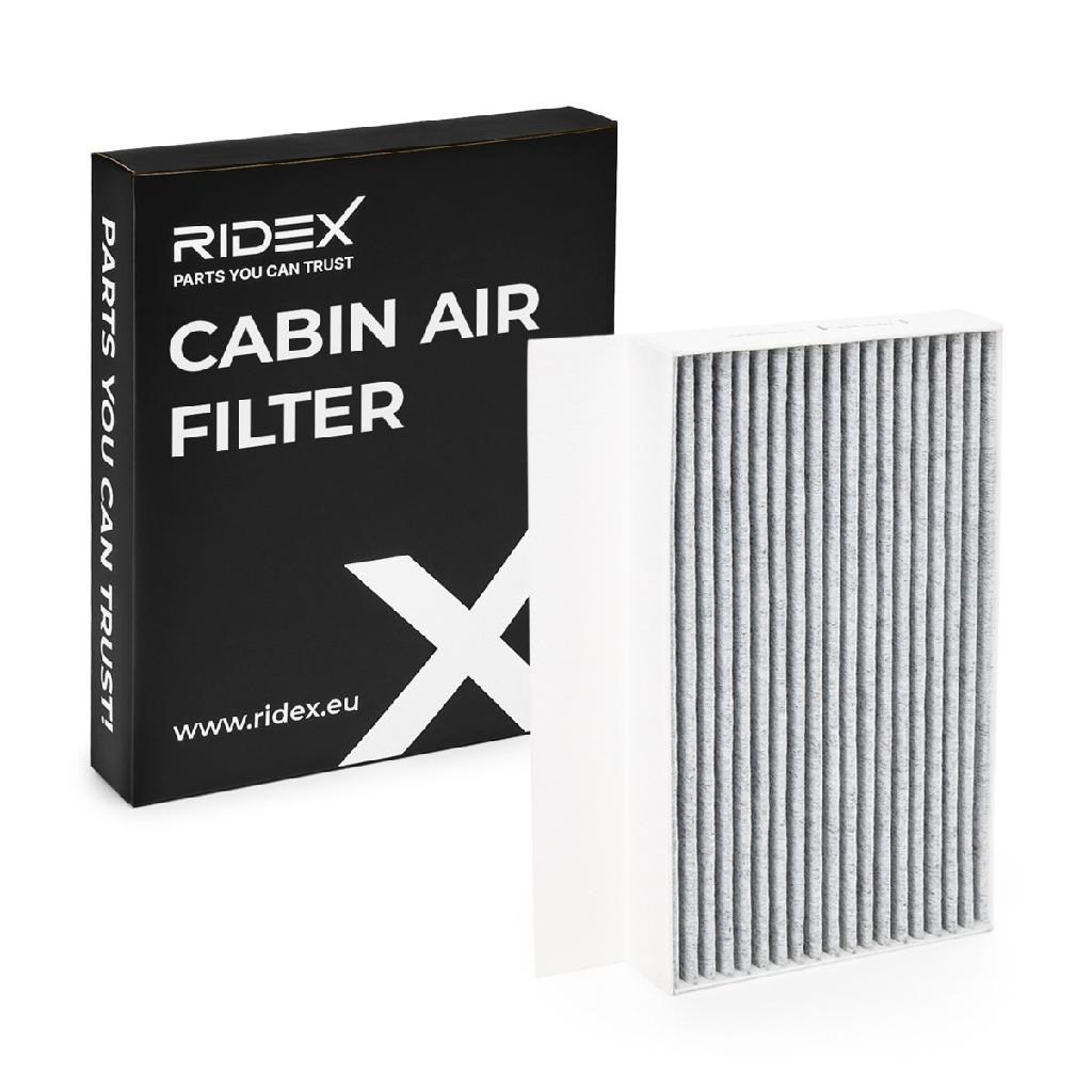 RIDEX 424I0196 Innenraumfilter Pollenfilter Aktivkohlefilter Höhe: 35 Breite: