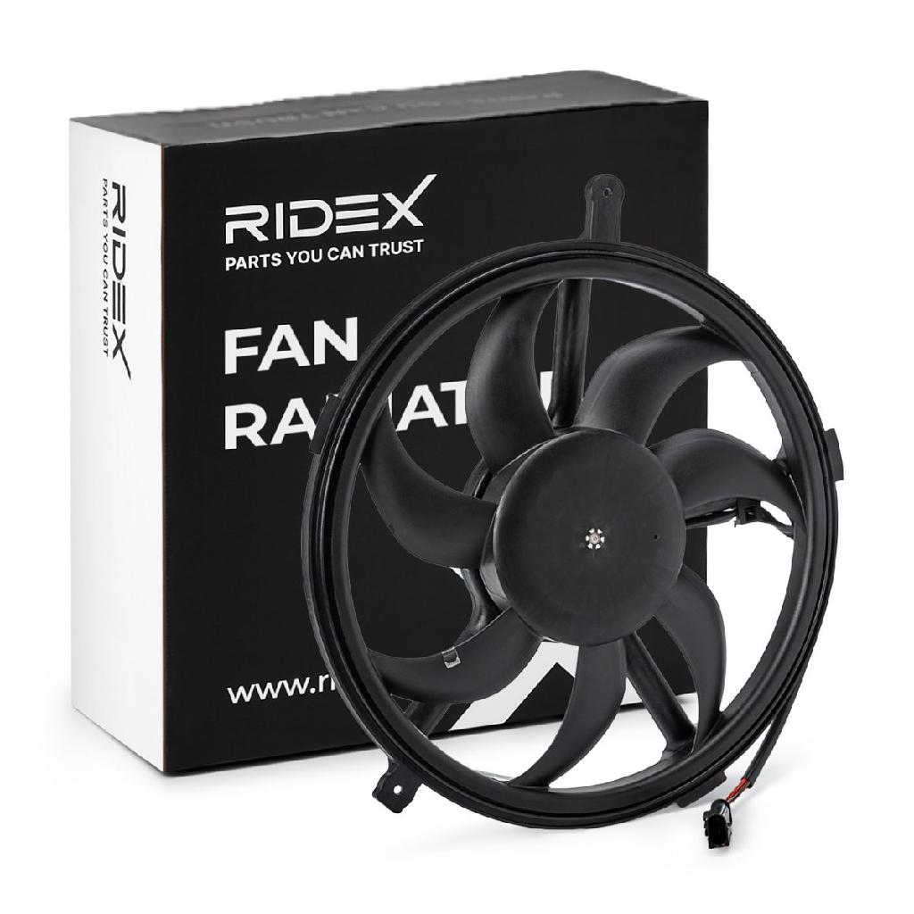 RIDEX 508R0434 Kühlerlüfter Lüfter Motorkühlung mit Steuergerät mit für MINI