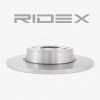 RIDEX 82B0342 2x Bremsscheiben Hinten Ø271,8mm voll für VW 1K0615601AA Bild RIDEX 82B0342 2x Bremsscheiben Hinten Ø271,8mm voll für VW 1K0615601AA