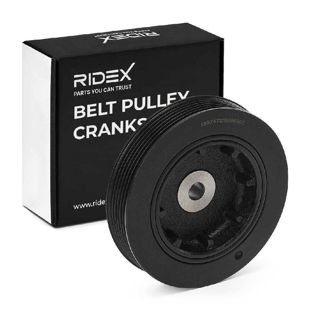 RIDEX 3213B0014 Riemenscheibe Kurbelwelle 136mm Kurbelwellenriemenscheibe