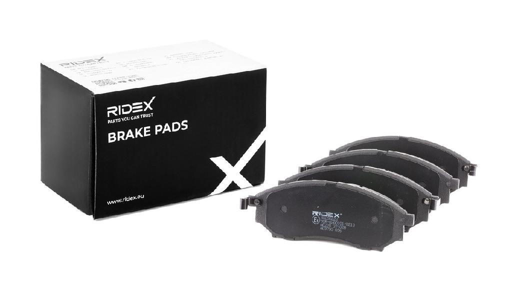 RIDEX Bremsbelagsatz Bremsbeläge Vorne für NISSAN Qashqai / Qashqai +2 I