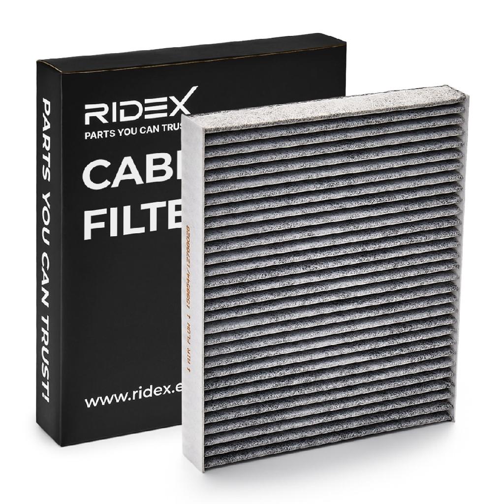 RIDEX 424I0441 Innenraumfilter Pollenfilter Aktivkohlefilter Höhe: 30 Breite: