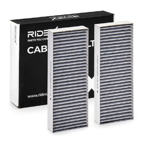 RIDEX 424I0672 Innenraumfilter Pollenfilter Aktivkohlefilter Höhe: 25 Breite: Bild RIDEX 424I0672 Innenraumfilter Pollenfilter Aktivkohlefilter Höhe: 25 Breite: