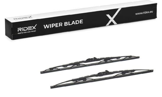 2x RIDEX Scheibenwischer Satz Wischerblätter Satz ohne Spoiler Vorne Länge 1: Bild 2x RIDEX Scheibenwischer Satz Wischerblätter Satz ohne Spoiler Vorne Länge 1: