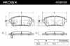 RIDEX Bremsbelagsatz Bremsbeläge Vorne für FORD Fiesta Mk6 Schrägheck (JA8, JR8) Bild RIDEX Bremsbelagsatz Bremsbeläge Vorne für FORD Fiesta Mk6 Schrägheck (JA8, JR8)