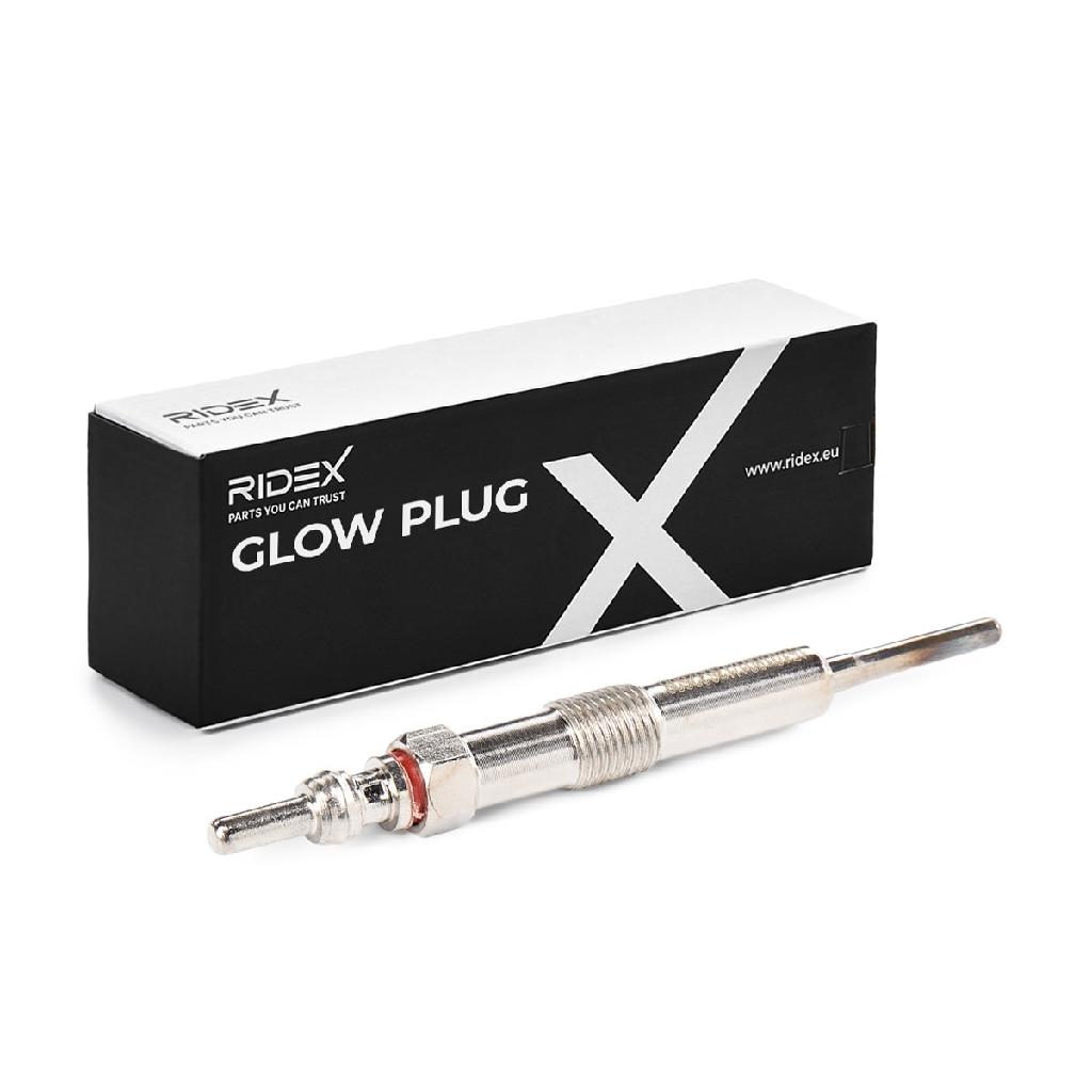 RIDEX Diesel Glühkerze 4,4V Schlüsselweite: 10 mmmm Gewindemaß:M10x1,0