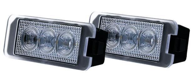 2x AMiO 04553 Kennzeichenbeleuchtung LED für VW Golf 5II Schrägheck Golf 5I