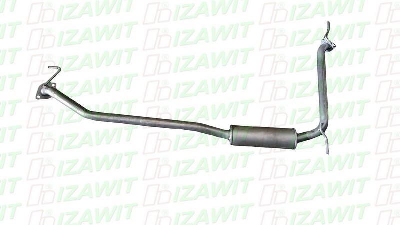 IZAWIT Mittelschalldämpfer für HONDA CIVIC VIII Hatchback (FN, FK)