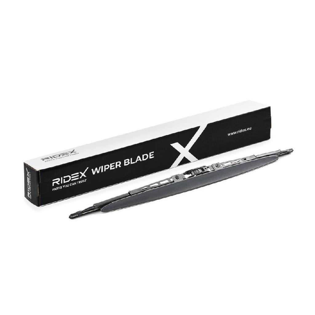 RIDEX Scheibenwischer Wischblatt Stück mit Spoiler Vorne Länge: 550mm Standard