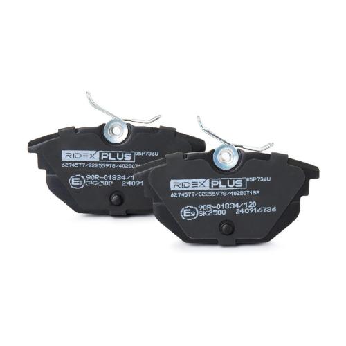 RIDEX PLUS Bremsbelagsatz Bremsbeläge Hinten für ALFA ROMEO SPIDER (916S) Bild RIDEX PLUS Bremsbelagsatz Bremsbeläge Hinten für ALFA ROMEO SPIDER (916S)