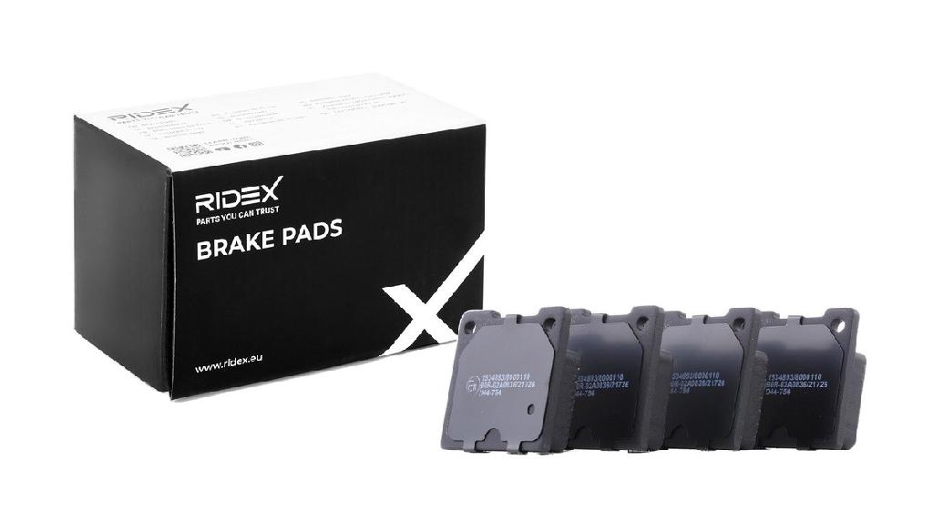 RIDEX Bremsbelagsatz Bremsbeläge Vorne Hinten für VOLVO 940 II Kombi (945)