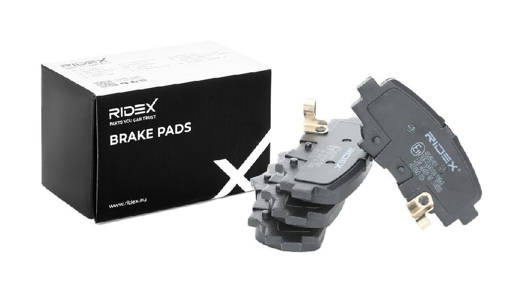 RIDEX Bremsbelagsatz Bremsbeläge Hinten für MAZDA 3 Schrägheck (BM, BN)