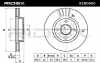 RIDEX 82B0660 2x Bremsscheiben Vorne Ø255mm Belüftet für VW Golf 1II (1H1) Bild RIDEX 82B0660 2x Bremsscheiben Vorne Ø255mm Belüftet für VW Golf 1II (1H1)