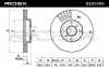 RIDEX 82B0060 2x Bremsscheiben Vorne Ø255mm Belüftet für TOYOTA 435120D020 Bild RIDEX 82B0060 2x Bremsscheiben Vorne Ø255mm Belüftet für TOYOTA 435120D020