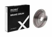RIDEX 123B0110 2x Bremstrommeln Set Hinten InnenØ254mm AußenØ301mm