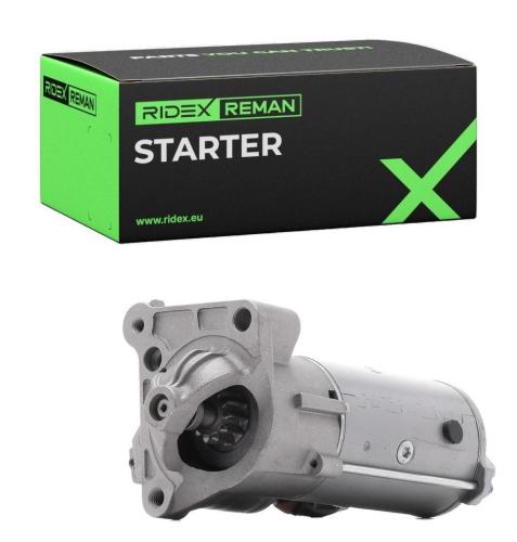 RIDEX REMAN Motor Starter/Anlasser 1,9kW für OPEL Vivaro A Kastenwagen (X83) Bild RIDEX REMAN Motor Starter/Anlasser 1,9kW für OPEL Vivaro A Kastenwagen (X83)