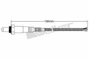 VEGAZ ULS-477 Lambdasonde Oxygen O2 Sensor für RENAULT Clio 1II Schrägheck
