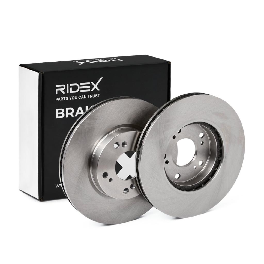 RIDEX 82B1481 2x Bremsscheiben Vorne Ø282mm Belüftet für HONDA 45251SDCA00