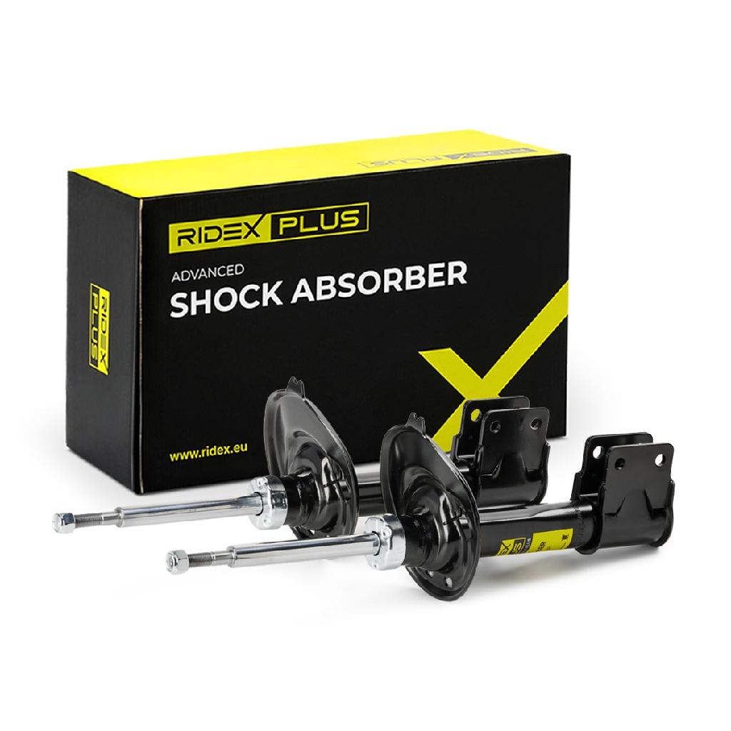 RIDEX PLUS 854S1784P 2x Stoßdämpfer Federbein Gasdruck Vorne für CITROËN C4 II