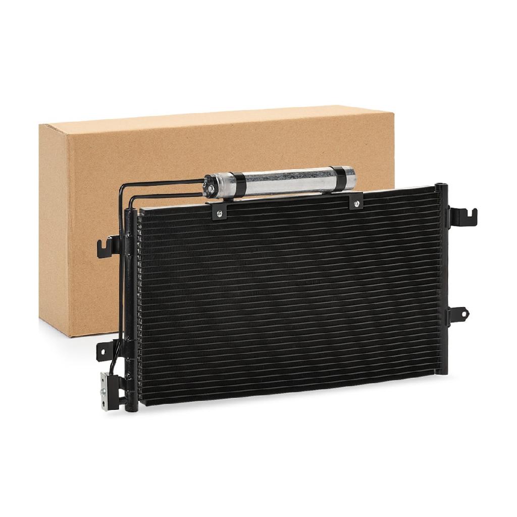 RIDEX 448C0444 Klimakondensator Klimaanlage Auto mit Trockner mit Dichtring