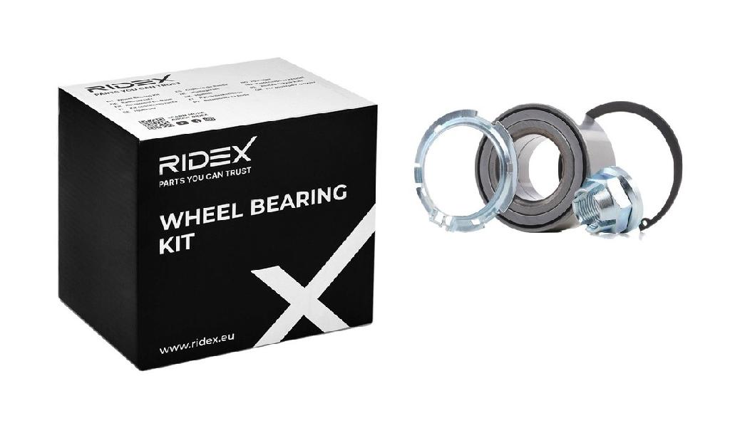 RIDEX 654W0132 Radlagersatz pro 1 Rad Vorne beidseitig für RENAULT 7700422361