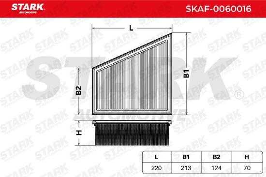 STARK SKAF-0060016 Motor Luftfilter Filtereinsatz Umluftfilter für VW POLO (9N) Bild STARK SKAF-0060016 Motor Luftfilter Filtereinsatz Umluftfilter für VW POLO (9N)