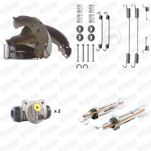 STARK Bremsenset Trommelbremse Bremsbacken Satz mit Anbau-/Befestigungsmaterial Bild STARK Bremsenset Trommelbremse Bremsbacken Satz mit Anbau-/Befestigungsmaterial