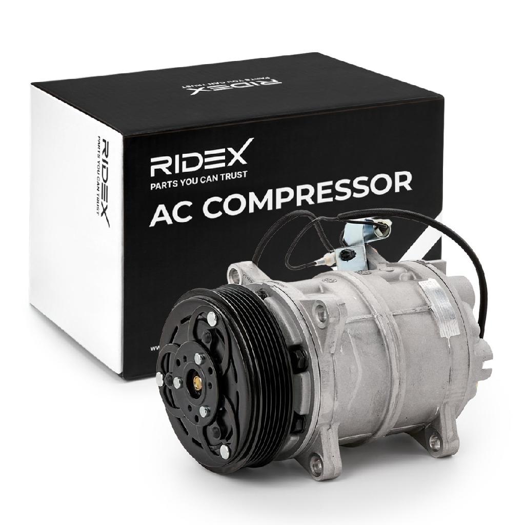RIDEX A/C Kompressor für Klimaanlage Klimakompressor Kältemittel: R134a PAG 46
