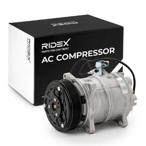 RIDEX A/C Kompressor für Klimaanlage Klimakompressor Kältemittel: R134a PAG 46 Bild RIDEX A/C Kompressor für Klimaanlage Klimakompressor Kältemittel: R134a PAG 46