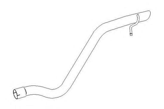 VEGAZ Abgasrohr Hinten passend für MERCEDES-BENZ VITO Bus (W639) Bild VEGAZ Abgasrohr Hinten passend für MERCEDES-BENZ VITO Bus (W639)