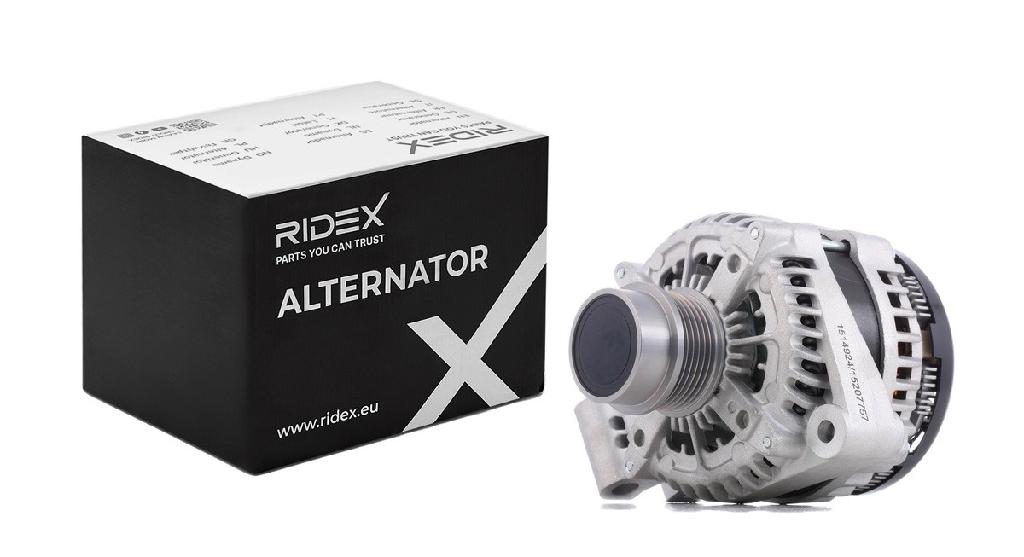 RIDEX 4G0548 Lichtmaschine 150A 14V Drehrichtung im Uhrzeigersinn mit für JAGUAR