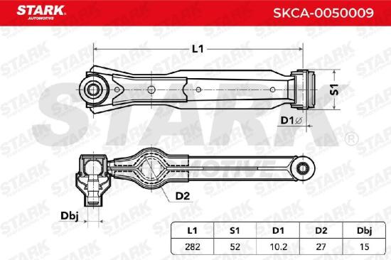 STARK SKCA-0050009 Lenker Radaufhängung Querlenker Front für OPEL AGILA Bild STARK SKCA-0050009 Lenker Radaufhängung Querlenker Front für OPEL AGILA