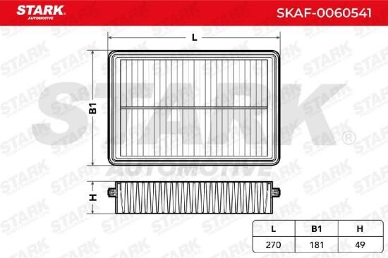 STARK SKAF-0060541 Motor Luftfilter RechtEckig Umluftfilter für HYUNDAI SONATA V Bild STARK SKAF-0060541 Motor Luftfilter RechtEckig Umluftfilter für HYUNDAI SONATA V