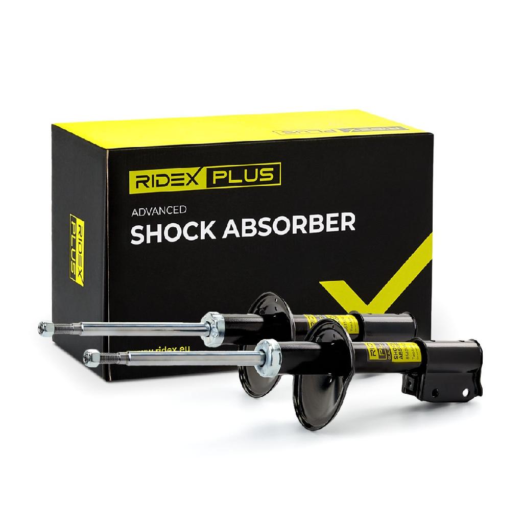 RIDEX PLUS 854S2231P 2x Stoßdämpfer Federbein Gasdruck Vorne für DACIA SANDERO