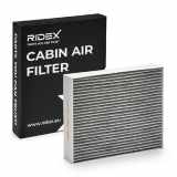 RIDEX 424I0458 Innenraumfilter Pollenfilter Aktivkohlefilter Höhe: 40 Breite: