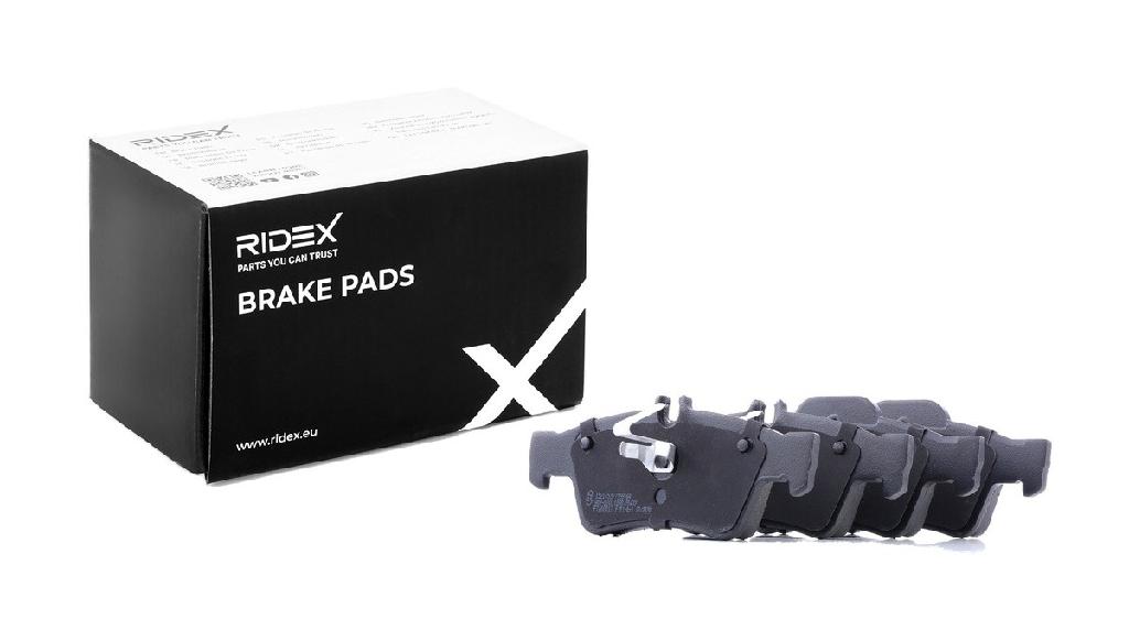 RIDEX Bremsbelagsatz Bremsbeläge Hinten passend für MERCEDES-BENZ CLK (C209)