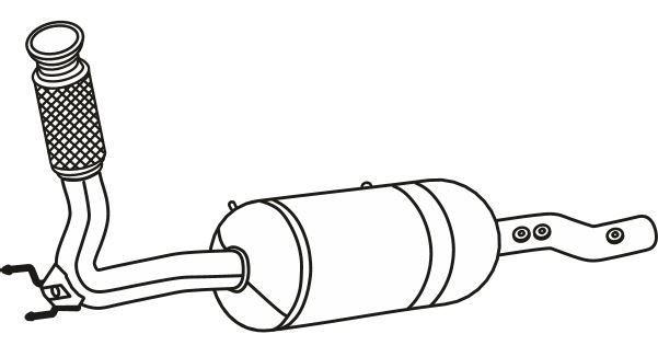 VEGAZ Rußpartikelfilter DPF Euro 6 Abgasanlage Diesel VK-917 für VW Multivan VI