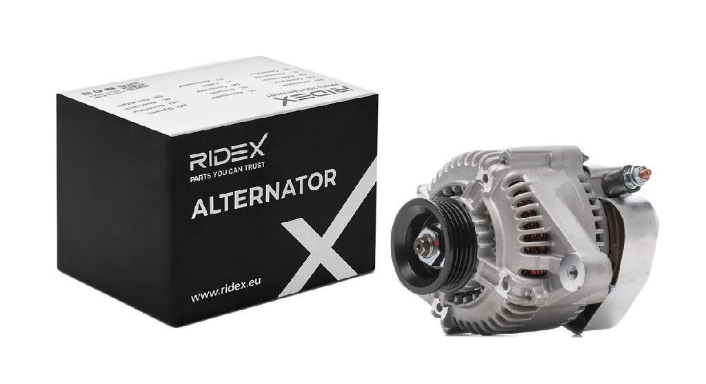 RIDEX 4G0729 Lichtmaschine 60A 12V Drehrichtung im Uhrzeigersinn mit für TOYOTA
