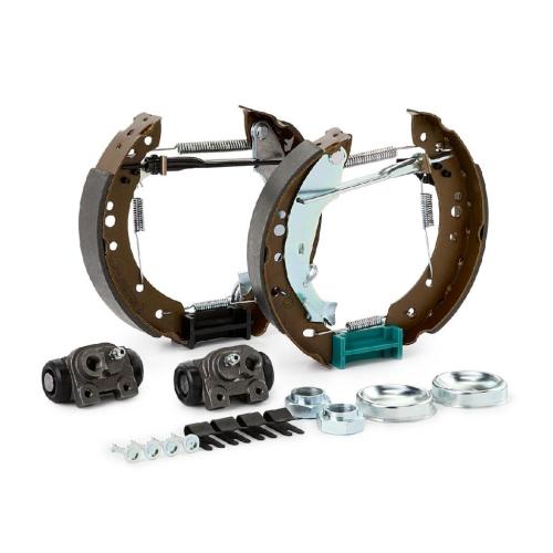 RIDEX Bremsenset Trommelbremse Bremsbacken Satz mit integriertem Regler Hinten Bild RIDEX Bremsenset Trommelbremse Bremsbacken Satz mit integriertem Regler Hinten